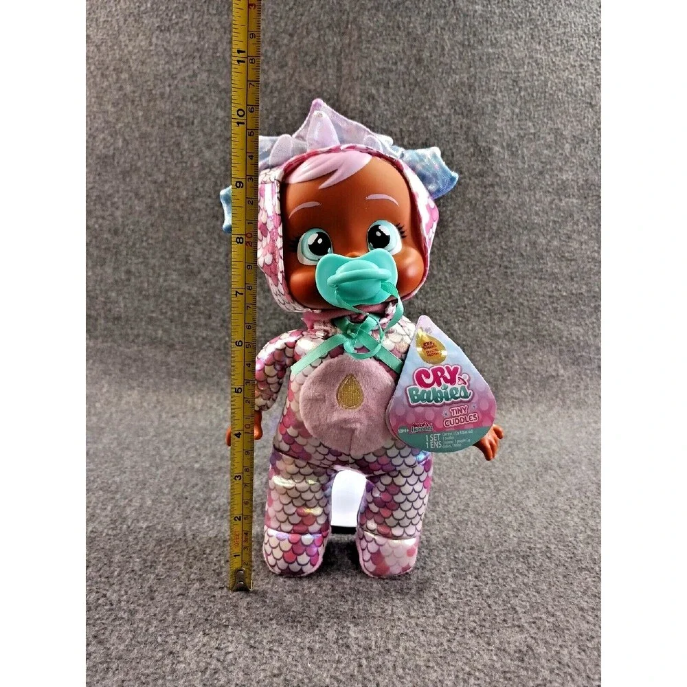 Cry Babies Tiny Cuddles Dinosaur Triceratops Tina Dino Themed Metallic Pajamas